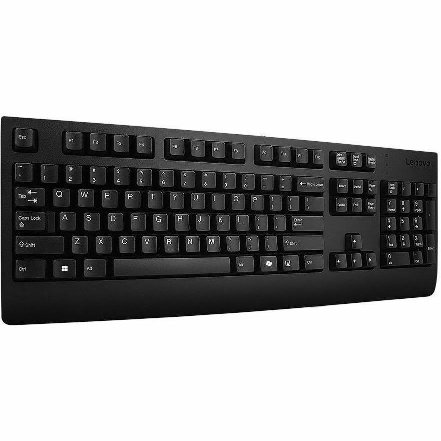 Lenovo Preferred Pro II Keyboard - Cable Connectivity - USB Type A Interface - English (UK) - Black