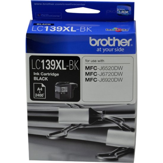 Brother LC139XL-BK Original High Yield Inkjet Ink Cartridge - Black Pack