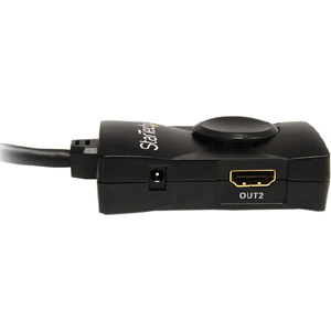 StarTech.com HDMI Splitter 1 In 2 Out - 1080p - 2 Port - USB-Powered - HDMI Multi Port - HDMI Audio Splitter