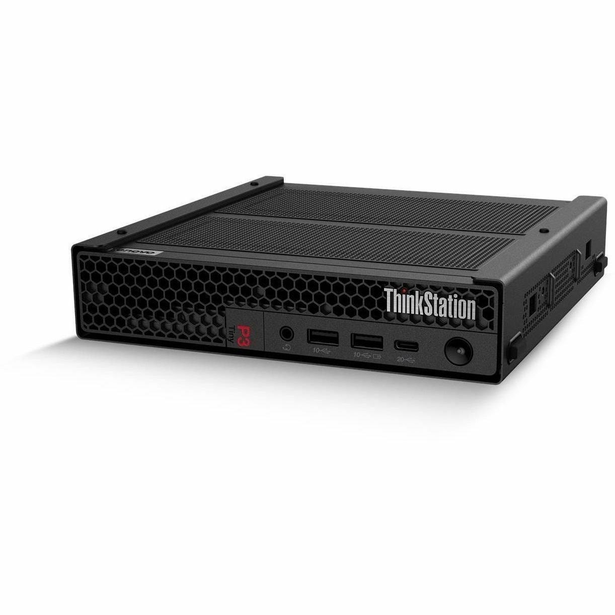 Lenovo ThinkStation P3 Gen 2 30K60006US Workstation - 1 x Intel Core Ultra 9 2nd Gen 285 - vPro Technology - 32 GB - 1 TB SSD - Tiny - Black