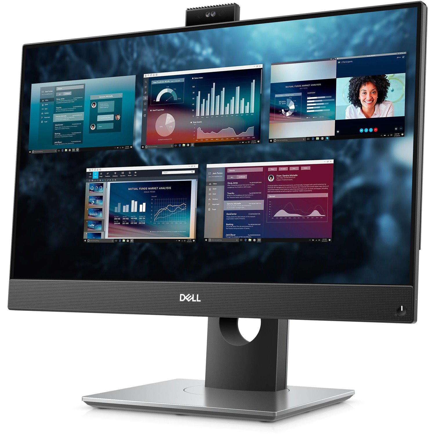 Dell OptiPlex 5000 5490 All-in-One Computer - Intel Core i5 10th Gen i5-10500T - 8 GB - 256 GB SSD - 23.8" Full HD - Desktop - Black