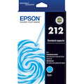 Epson 212 Original Standard Yield Inkjet Ink Cartridge - Cyan - 1 Pack