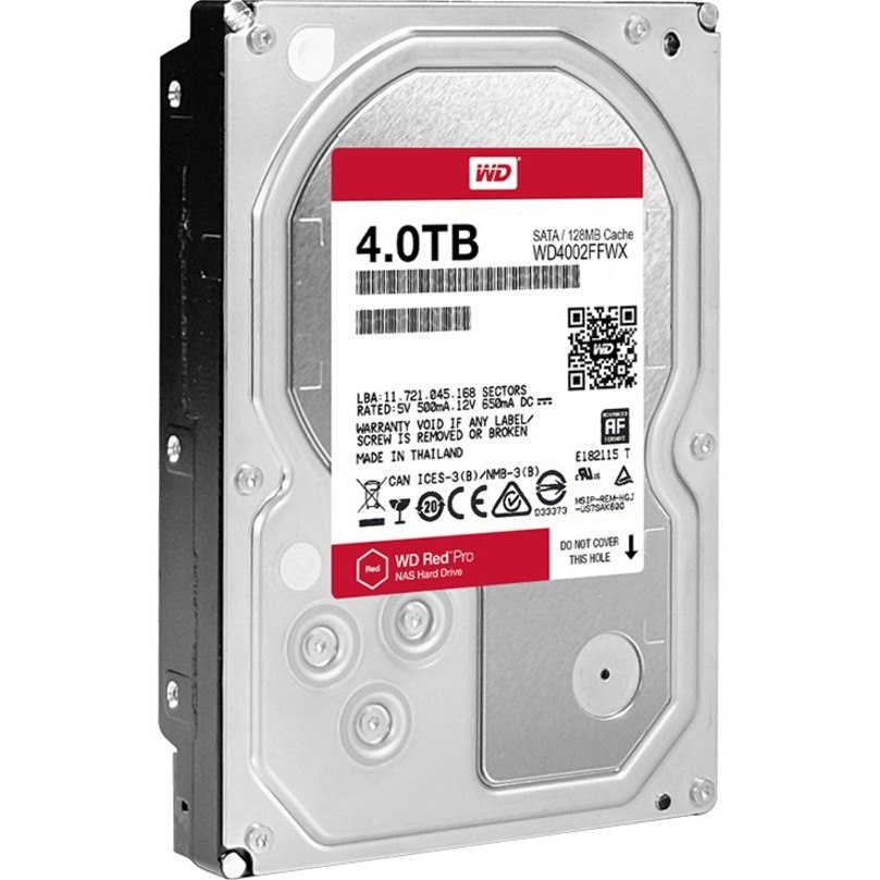 WD Red Pro WD4002FFWX 4 TB Hard Drive - 3.5" Internal - SATA (SATA/600)