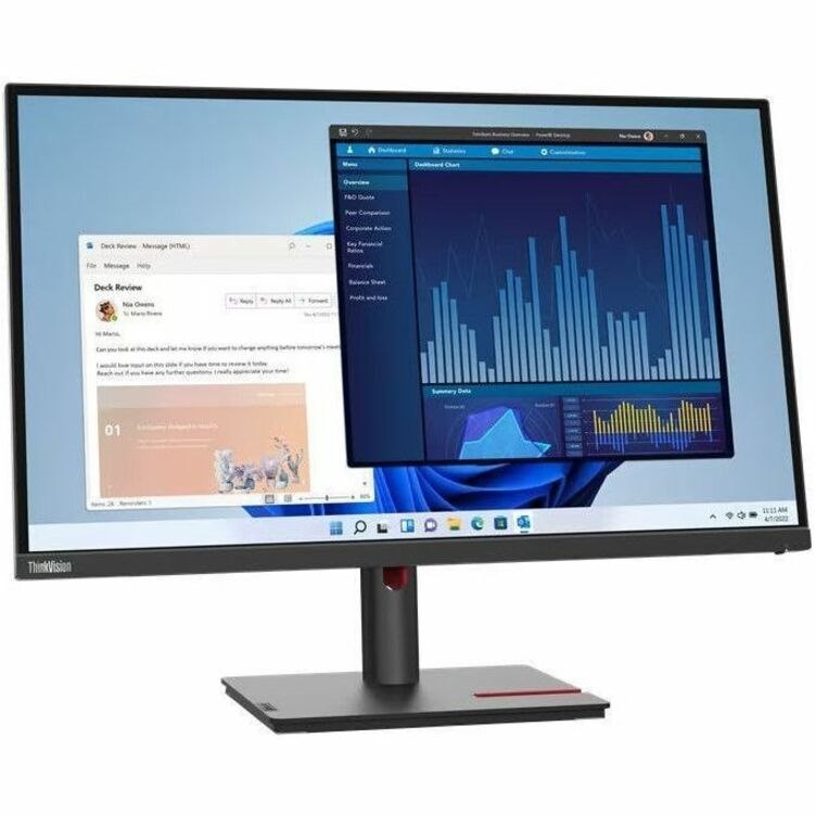 Lenovo ThinkVision T27p-30 27" Class 4K UHD LED Monitor - 16:9 - Black