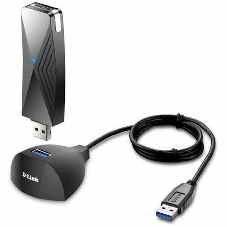 D-Link DWA-X1850-B1 IEEE 802.11a/n/ac/ax Dual Band Wi-Fi Adapter for Desktop Computer, Notebook