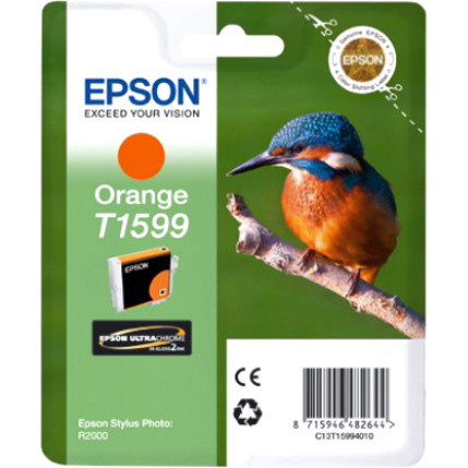 Epson UltraChrome Hi-Gloss2 T1599 Original Inkjet Ink Cartridge - Orange Pack