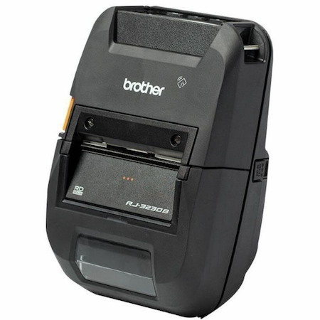 Brother RuggedJet RJ-3230BL Mobile Direct Thermal Printer - Monochrome - Portable - Label/Receipt Print - Ethernet - USB - Bluetooth - Black