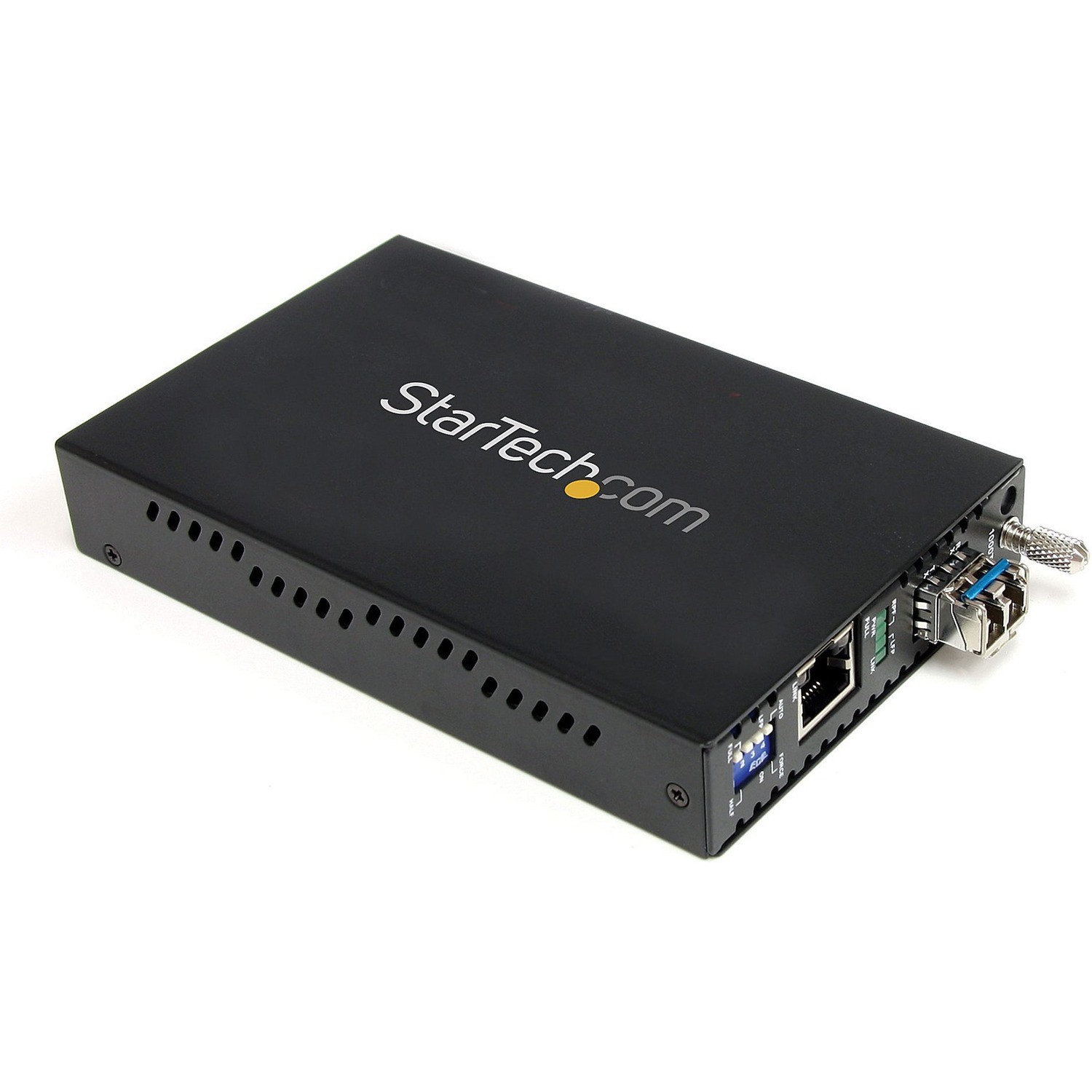 StarTech.com Gigabit Ethernet Single Mode LWL / Glasfaser LC Medienkonverter 40 km