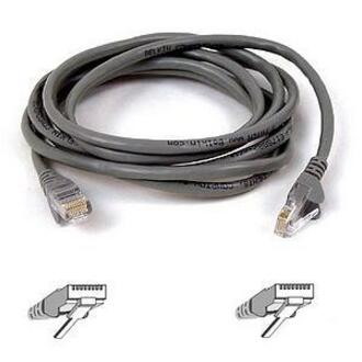 0.5m Cat5e Patch Cable Grey Snagless