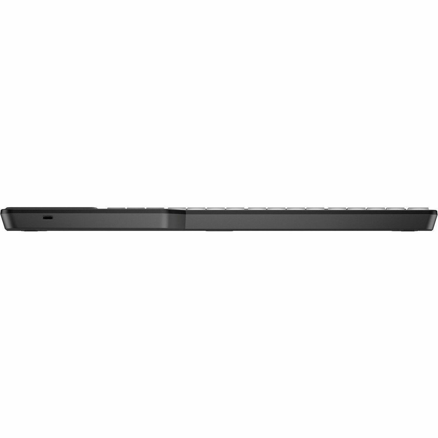HP 400 Keyboard - Cable Connectivity - USB Type A, USB Type C Interface - LED - English (UK) - Black
