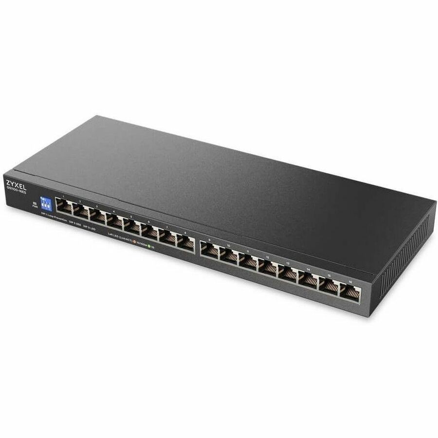 ZYXEL GS1100 GS1100-16ES 16 Poorten Ethernetswitch - Gigabit Ethernet - 10Base-T, 100Base-TX, 1000Base-T