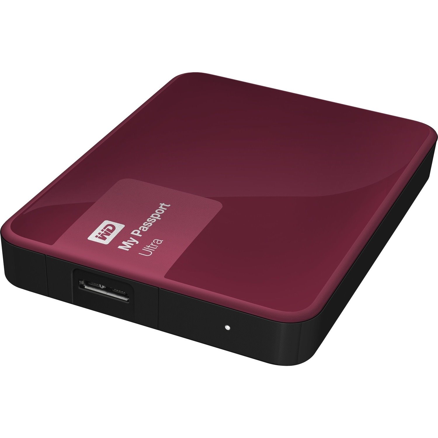 WD My Passport Ultra 3TB USB 3.0 Secure portable drive with auto backup Wild Berry