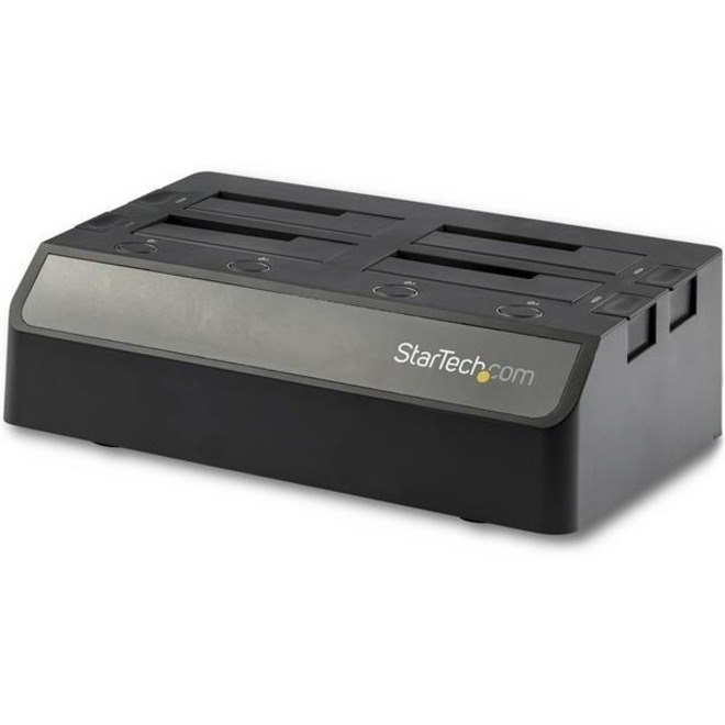 StarTech.com Drive Dock SATA/600 - USB 3.1 Type C Host Interface - UASP Support External - Black