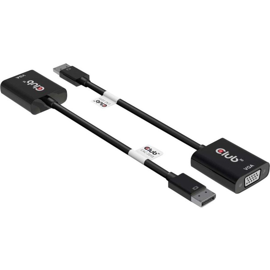 Club 3D DisplayPort to VGA Black Active Adapter M/F