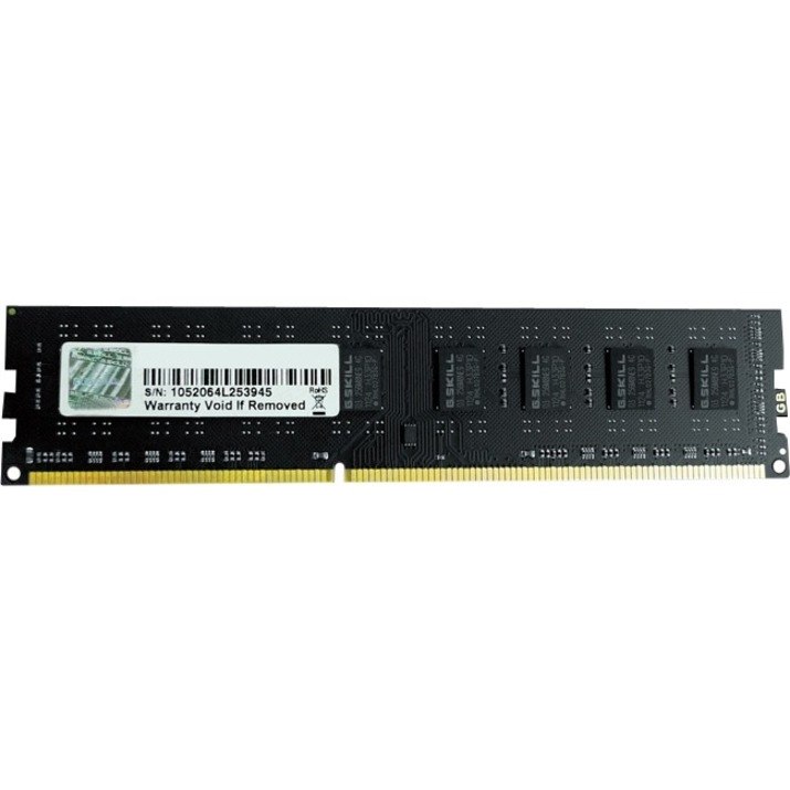G.SKILL F3-10600CL9S-4GBNT RAM Module - 4 GB (1 x 4GB) - DDR3-1333/PC3-10666 DDR3 SDRAM - 1333 MHz - CL9 - 1.50 V - Retail