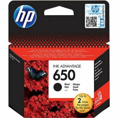 HP 650 Origineel Inkjet Inktcartridge - Zwart Verpakking