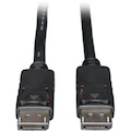 Eaton Tripp Lite Series DisplayPort Cable with Latching Connectors, 4K (M/M), Black, 25 ft. (7.62 m)