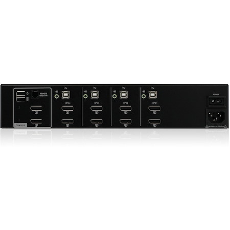 IOGEAR 4-Port Dual View DisplayPort Secure KVM Switch w/Audio