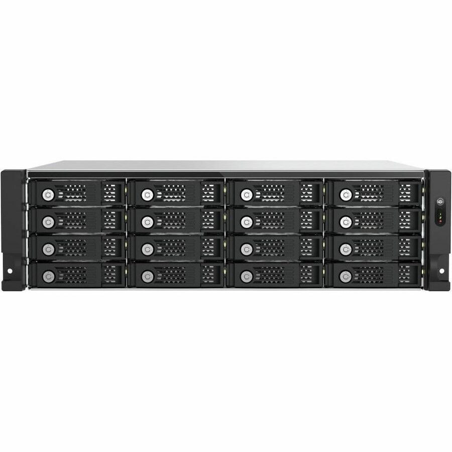 QNAP TL-R1600PES-RP Drive Enclosure SATA/600, SATA/300 - PCI Express Host Interface - 3U Rack-mountable
