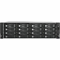 QNAP TL-R1600PES-RP Drive Enclosure SATA/600, SATA/300 - PCI Express Host Interface - 3U Rack-mountable