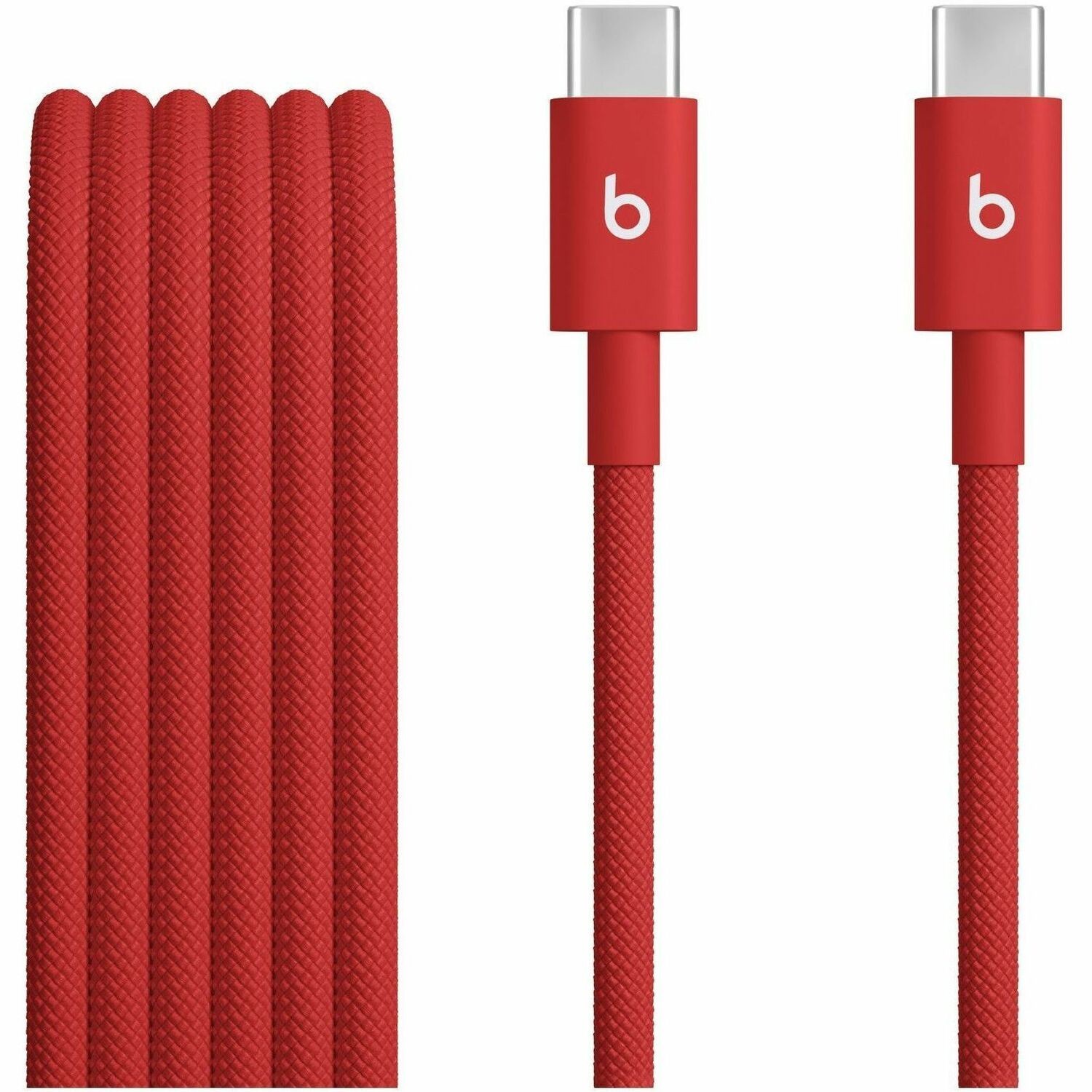 Beats by Dr. Dre USB-C to USB-C Woven Cable (1.5 m / 5 ft) - Bolt Black