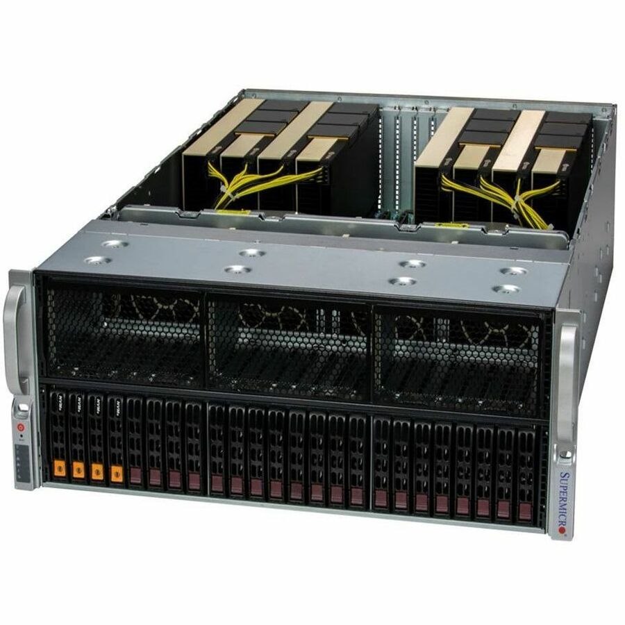 Supermicro SuperServer 421GE-TNRT3 Server Barebone System - 4U Rack-mountable - Socket LGA-4677 - 2 x Processor Support