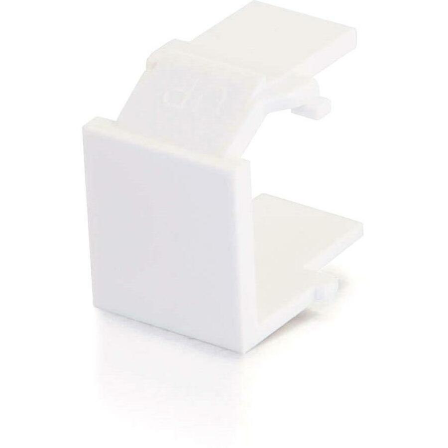 C2G Snap-In Blank Keystone Insert Module - White