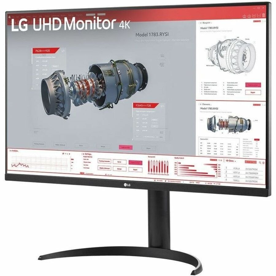 LG 32BR55U-B 32" Class 4K UHD LCD Monitor - 16:9