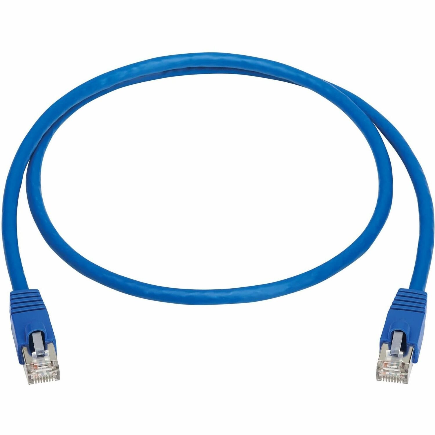 Eaton Tripp Lite Series Cat8 40G Snagless SSTP Ethernet Cable (RJ45 M/M), PoE, Blue, 3 ft. (0.9 m)