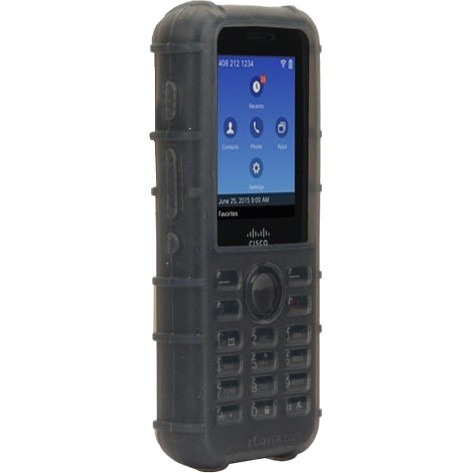 zCover Dock-in-Case Carrying Case IP Phone - Gray, Transparent