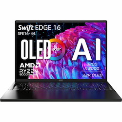 Acer Swift Edge 16 SFE16-44 SFE16-44-R15Q 16" Notebook - WQXGA+ - AMD Ryzen 5 8640U - 16 GB - 512 GB SSD - English Keyboard - Black