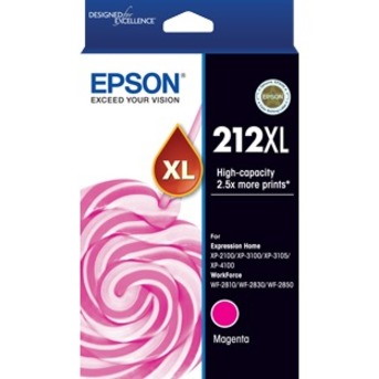 Epson 212XL Original High Yield Inkjet Ink Cartridge - Magenta - 1 Pack