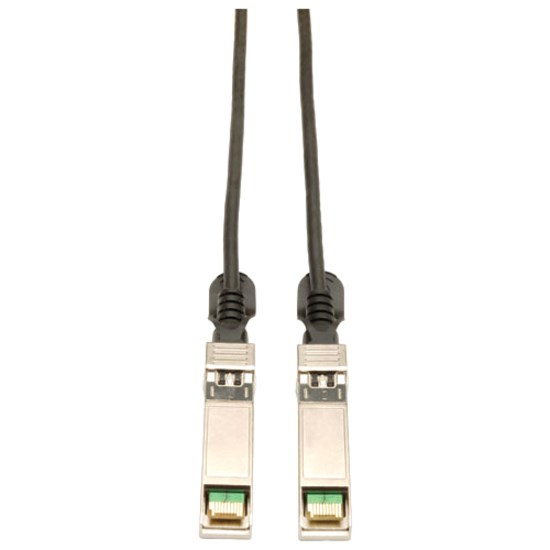 Eaton Tripp Lite Series SFP+ 10Gbase-CU Passive Twinax Copper Cable, SFP-H10GB-CU1-5M Compatible, Black, 5 ft. (1.52 m)