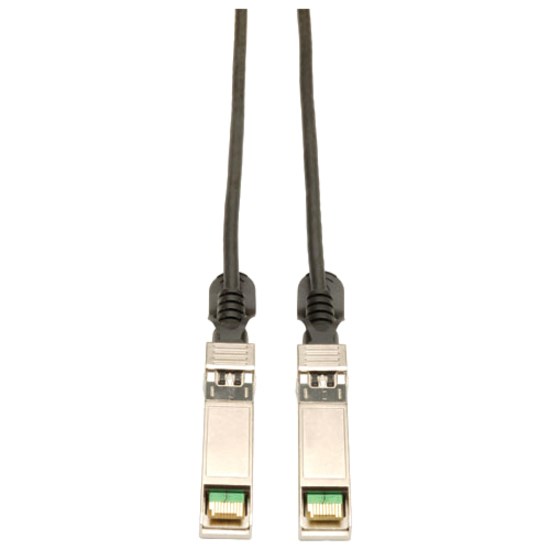 Eaton Tripp Lite Series SFP+ 10Gbase-CU Passive Twinax Copper Cable, SFP-H10GB-CU1-5M Compatible, Black, 5 ft. (1.52 m)
