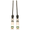 Eaton Tripp Lite Series SFP+ 10Gbase-CU Passive Twinax Copper Cable, SFP-H10GB-CU1-5M Compatible, Black, 5 ft. (1.52 m)