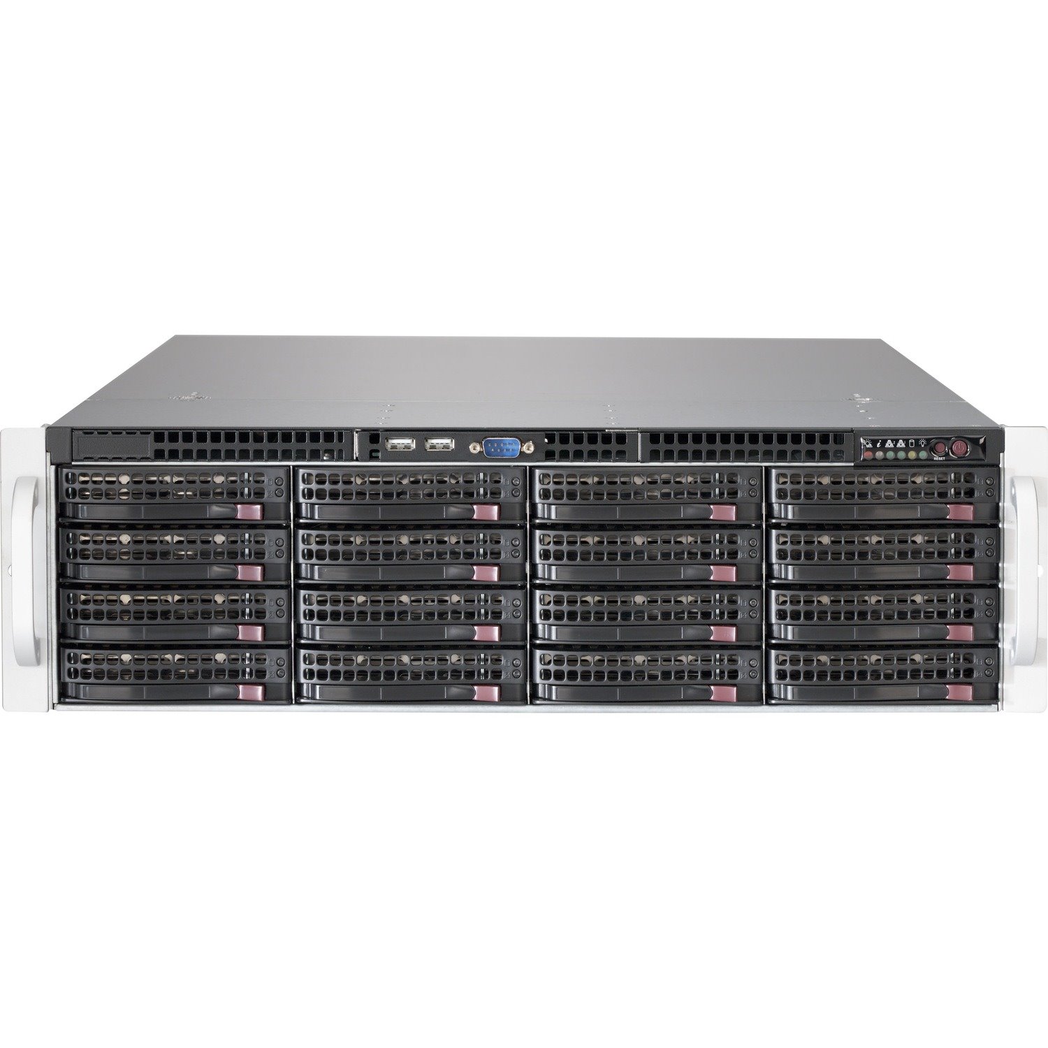 Supermicro SuperChassis 836BE1C-R1K03JBOD Drive Enclosure - 12Gb/s SAS Host Interface - 3U Rack-mountable - Black