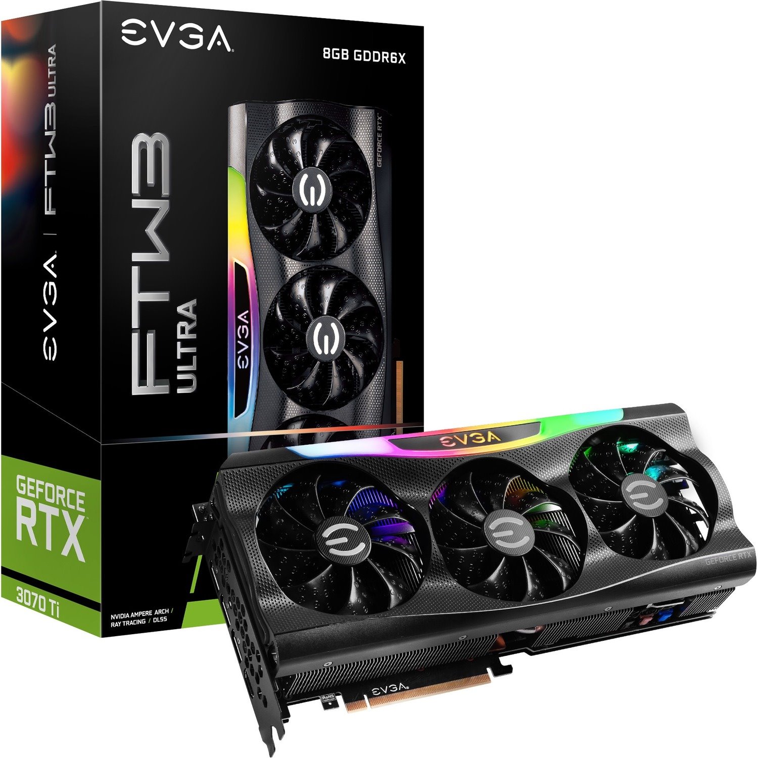 EVGA NVIDIA GeForce RTX 3070 Ti Graphic Card - 8 GB GDDR6X