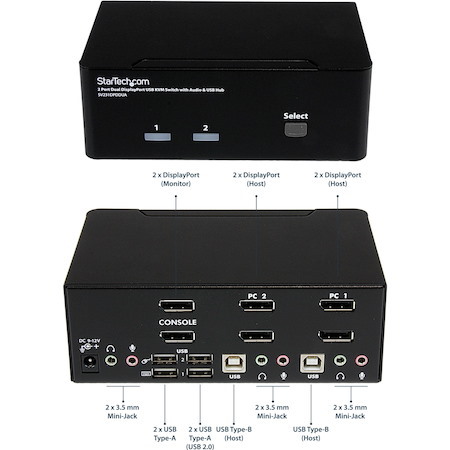 StarTech.com KVM Switchbox - TAA Compliant