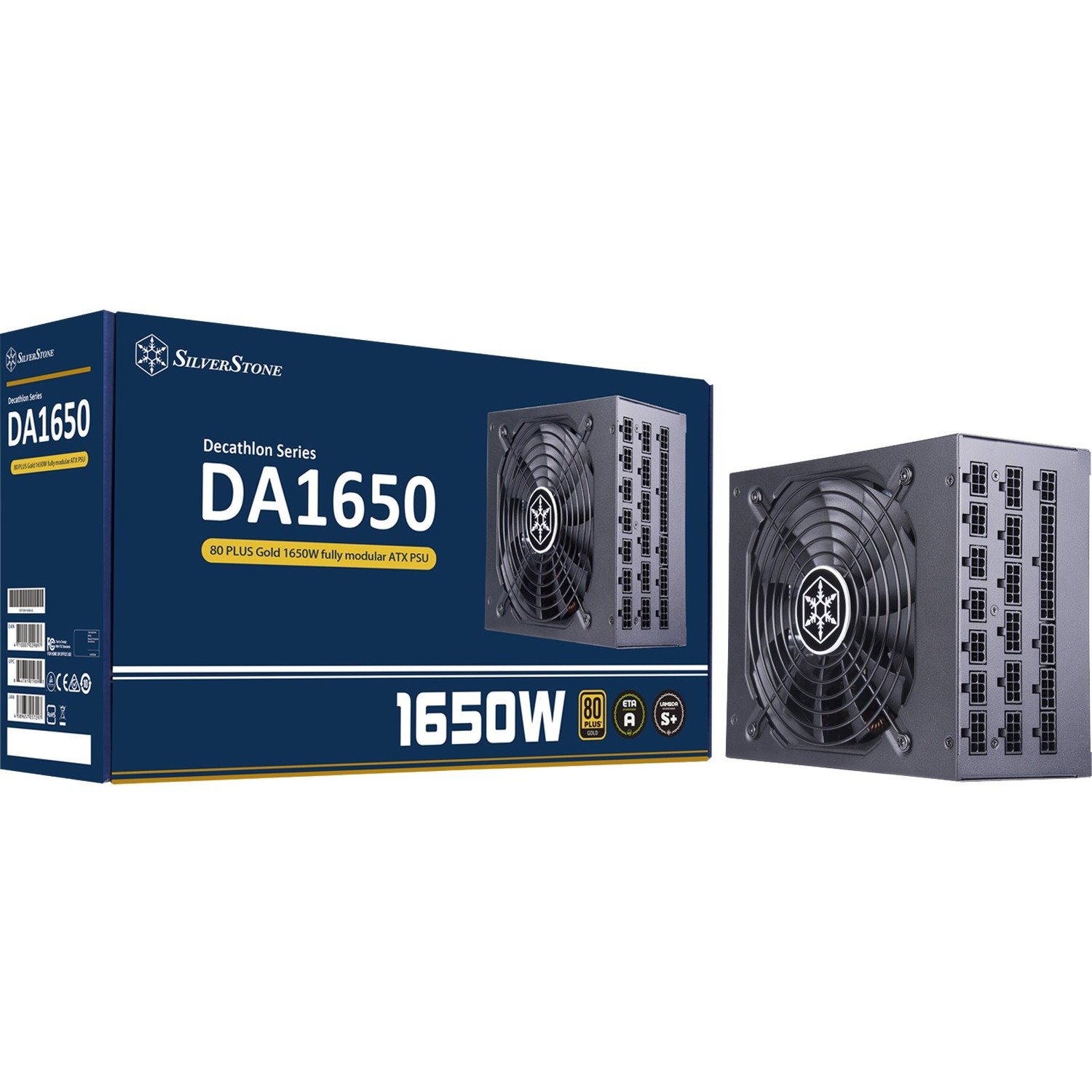 SilverStone DA1650 Gold 80 PLUS Gold 1650W Fully Modular ATX Power Supply
