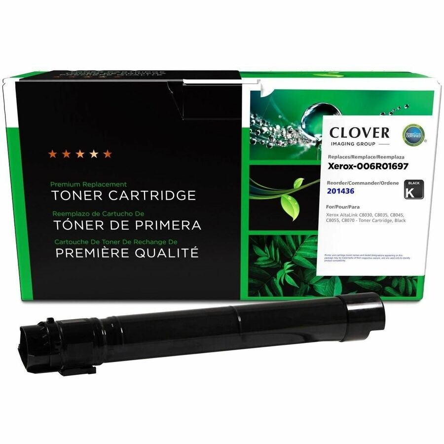 Clover Imaging Remanufactured Black Toner Cartridge for Xerox 006R01697