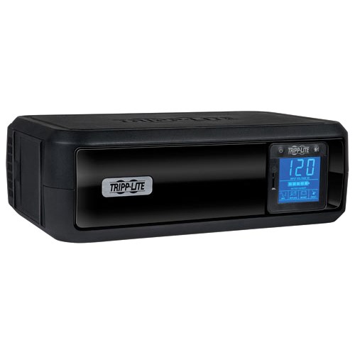 Tripp Lite by Eaton TAA-Compliant SmartPro LCD 120V 1000VA 500W Line-Interactive UPS, AVR, Tower, USB, TEL/DSL/Coax Protection, 8 Outlets