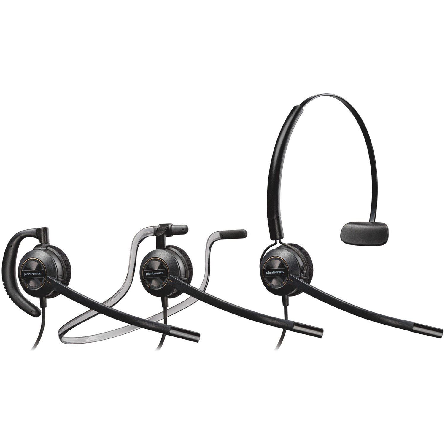 Plantronics EncorePro HW540 Covertible Wired Headset - QD Cable Required