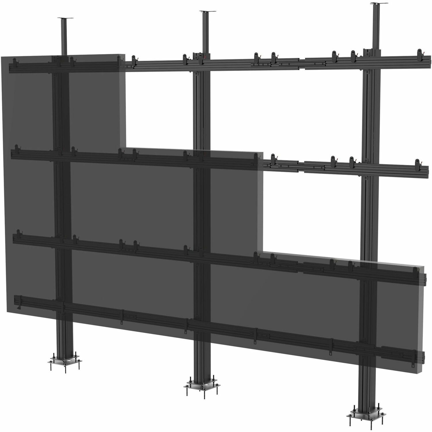 Peerless-AV&reg; SEAMLESS Connect Universal dvLED Floor-to-Ceiling Mount for 27" Displays up to 610mm Wide in a 6x6 Configuration
