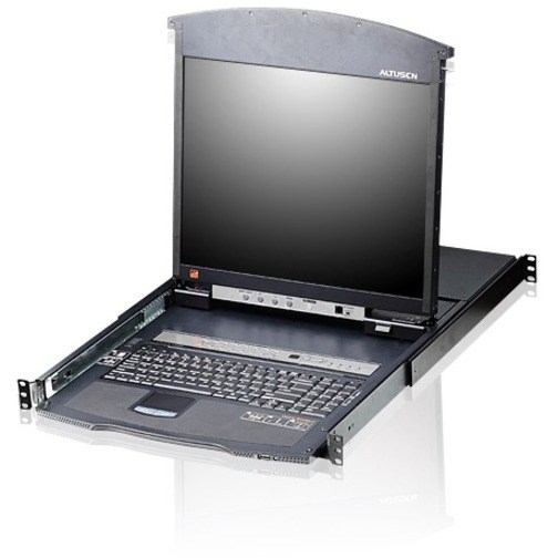 ATEN KL1516AM LCD Rack Console KVM Switch - Metal - TAA Compliant