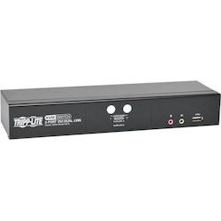 Eaton Tripp Lite Series 2-Port DVI Dual-Link / USB KVM Switch with Audio and Cables, TAA
