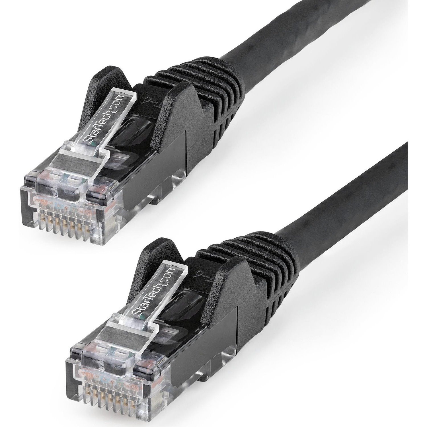 StarTech.com 2m CAT6 Ethernet Cable, LSZH (Low Smoke Zero Halogen), 10 GbE Snagless 100W PoE UTP RJ45 Black CAT 6 Network Patch Cord, ETL