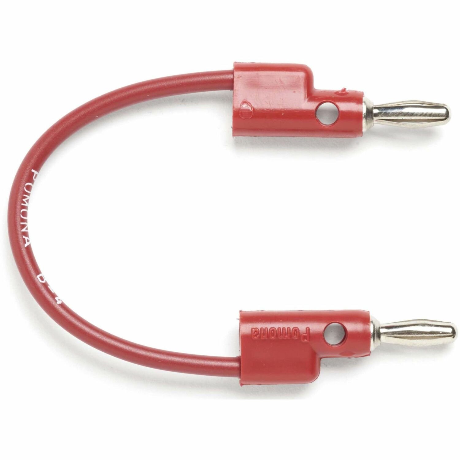 Pomona Banana Plug Patch Cord (Red)