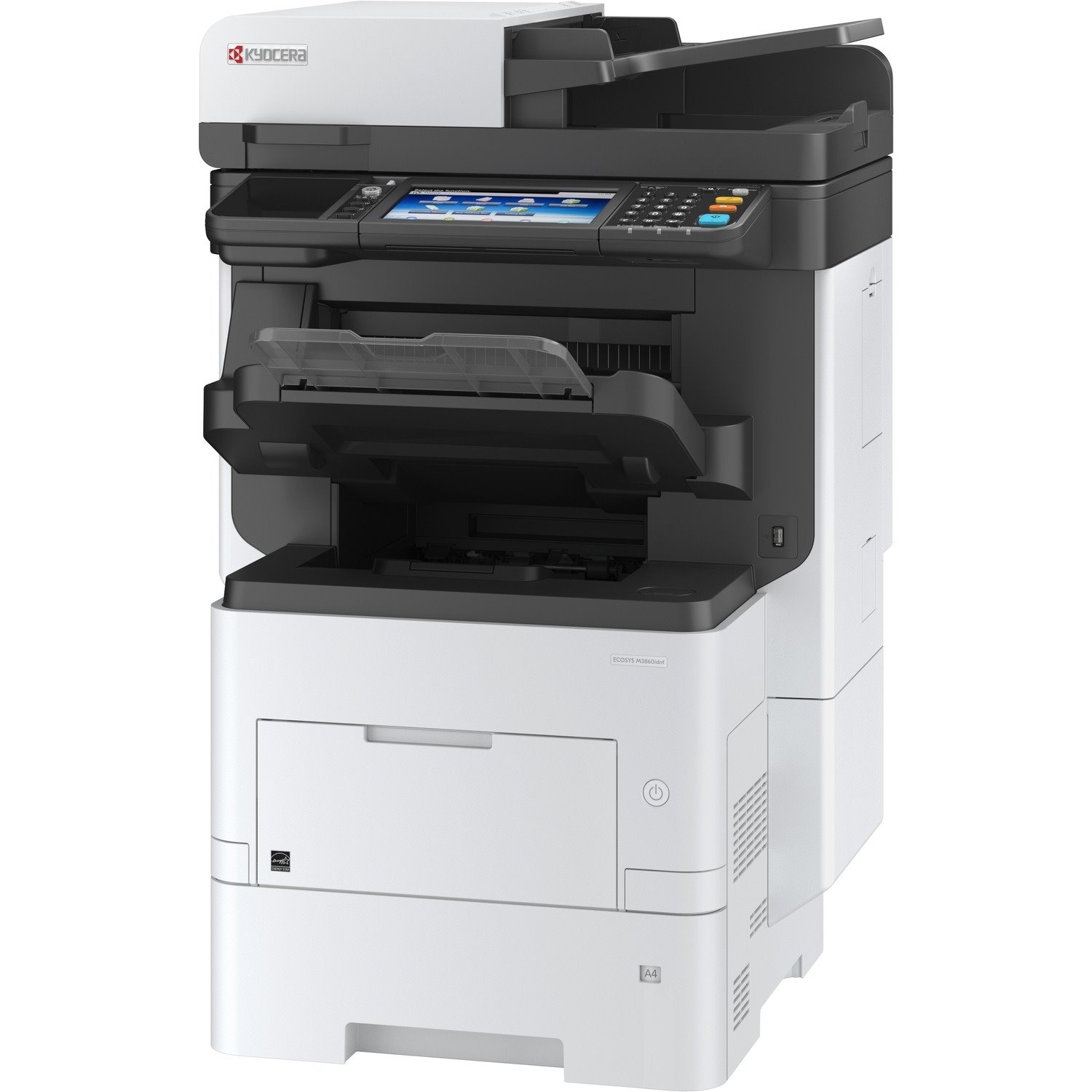 Kyocera Ecosys M3860idnf Multifunctionele Laserprinter (Fax) Finisher Touchscreen HyPAS