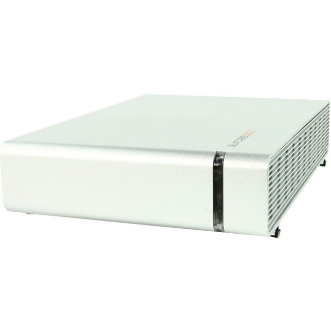 Rocstor CommanderX EC31 4TB 3.5" External Hard Drive - USB 3.1 / USB 3.0 - SATA - 7200rpm - Desktop - Silver - AES 256-bit Encryption Standard - FIPS 140-2 - ENCYPTED EXT DRIVE 3XTOKEN KEY