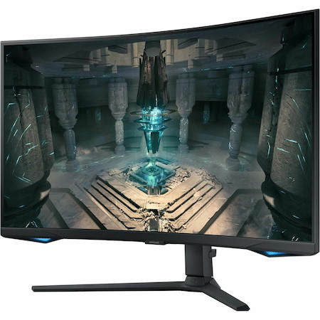 Samsung Odyssey G6 S32BG650EU 32" Class WQHD Curved Screen Smart Gaming LCD Monitor - 16:9 - Black